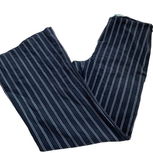 Kimchi Blue Women's Striped Wide Leg Pants - Size 6 - Picture 1 of 6